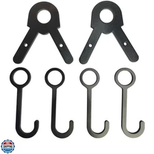 Steel Target Hanger, AR500 Steel Target Stand Kit & Hooks for 1 Inch EMT Conduit