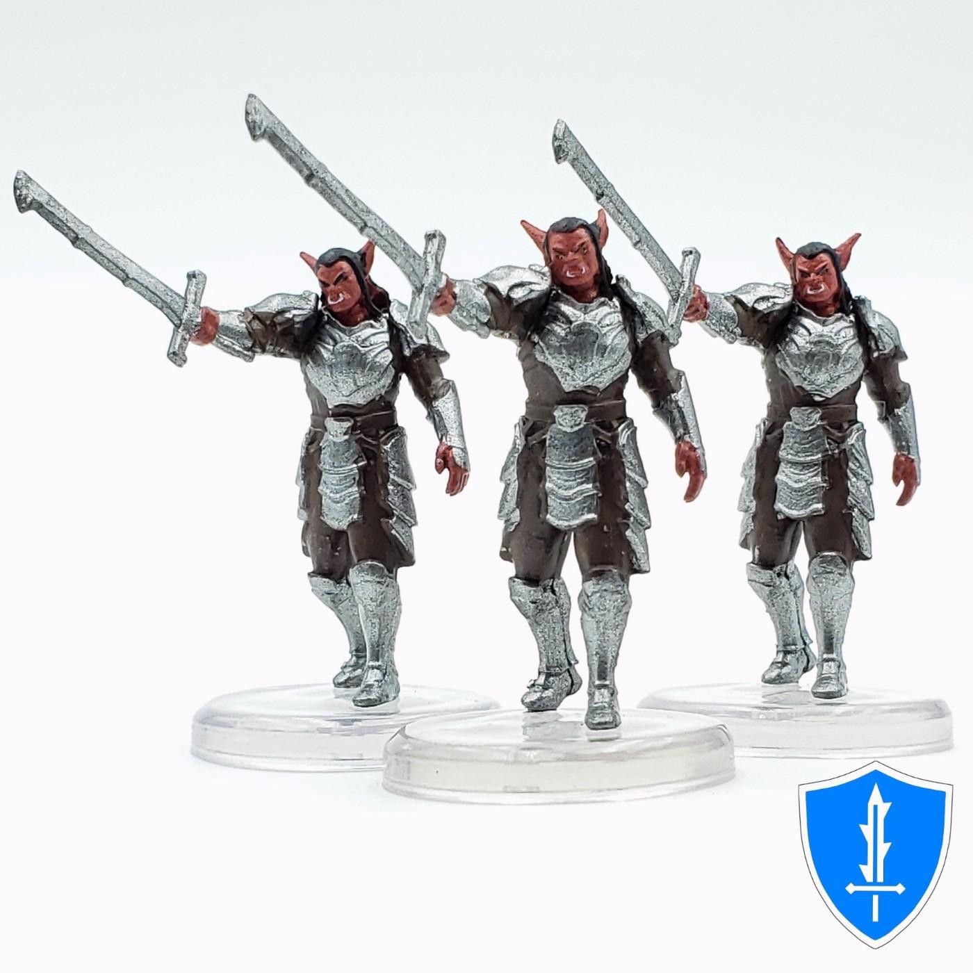 Hobgoblin Warrior x3 - Monster Manual Collection 1 #6 D&D Icons of the Realms