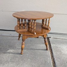 Vintage Ethan Allen Maple Wood Revolving/Rota...