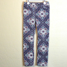 Old Navy Skinny Stretch Pants Girls Sz 6 Slim Adj Waist Multicolor 5 Pockets