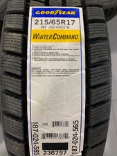 2 New 215 65 17 Goodyear Winter Command Snow Tires 2 New 215 65 17 Goodyear Winter Command Snow Tires