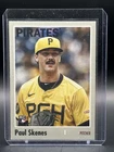 Paul Skenes 2024 Topps Archives 1970 Topps RC Card #200 Pittsburgh Pirates