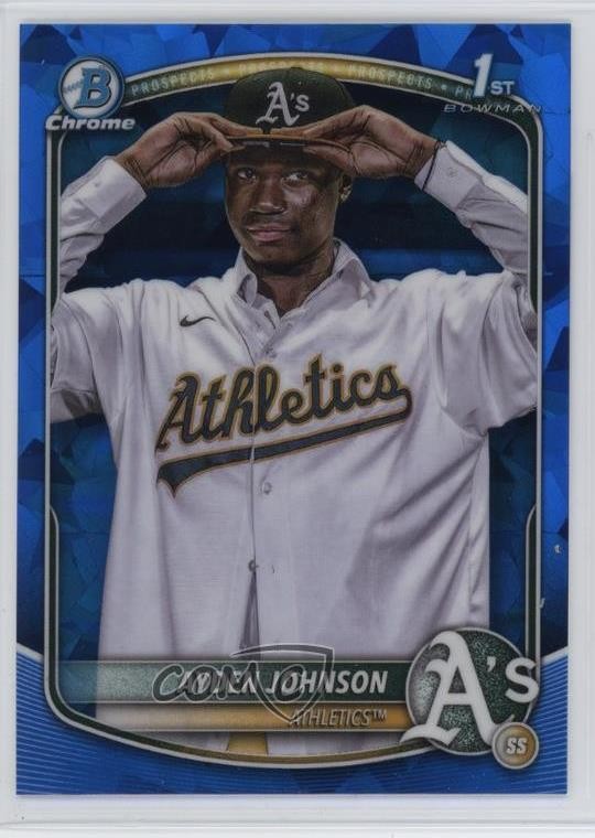 2025 Bowman Chrome Sapphire Edition Prospects Ayden Johnson #BCP-197 1m63