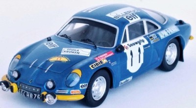 TROFEU - RENAULT-ALPINE A110 #11 3. Platz bei der Schweden-Rallye 1973 Jean-L...