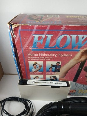 Flowbee Home Haircutting System W/ Box, VHS, And Accessories
