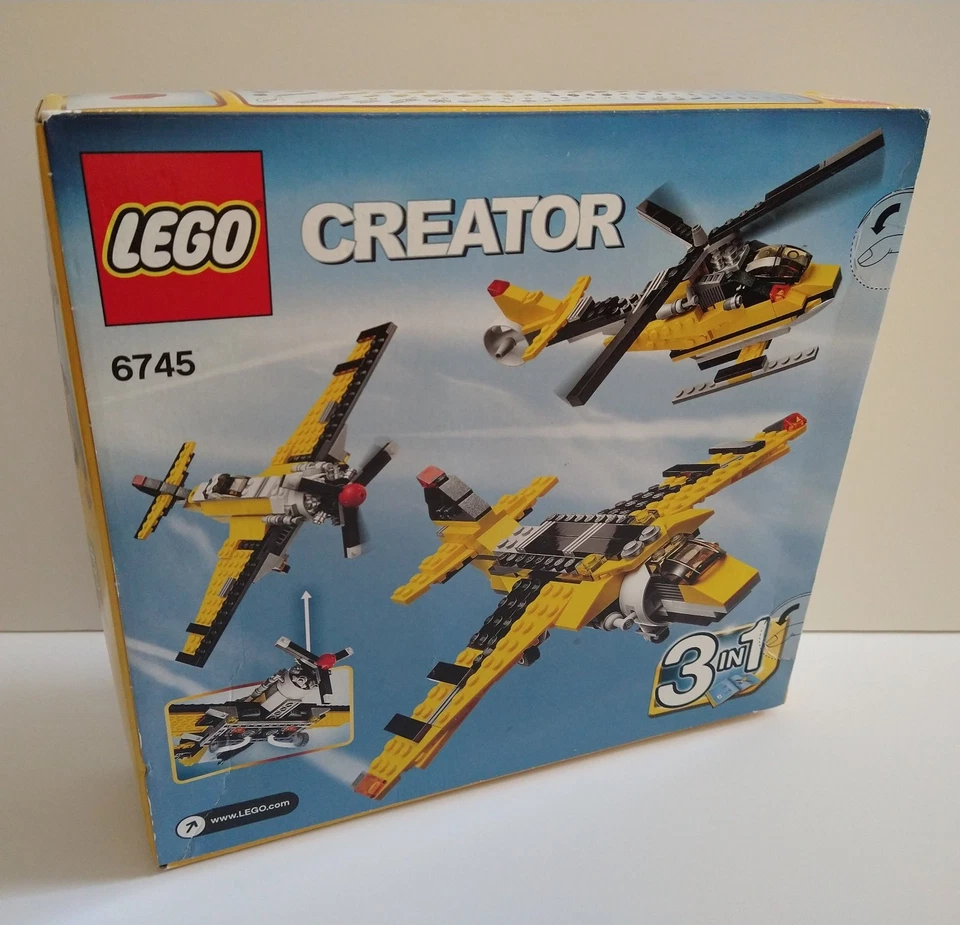 LEGO 6745 Propeller Power Creator 3in1 - Plane, Helicopter, Jet - New Sealed - Image 2 of 4