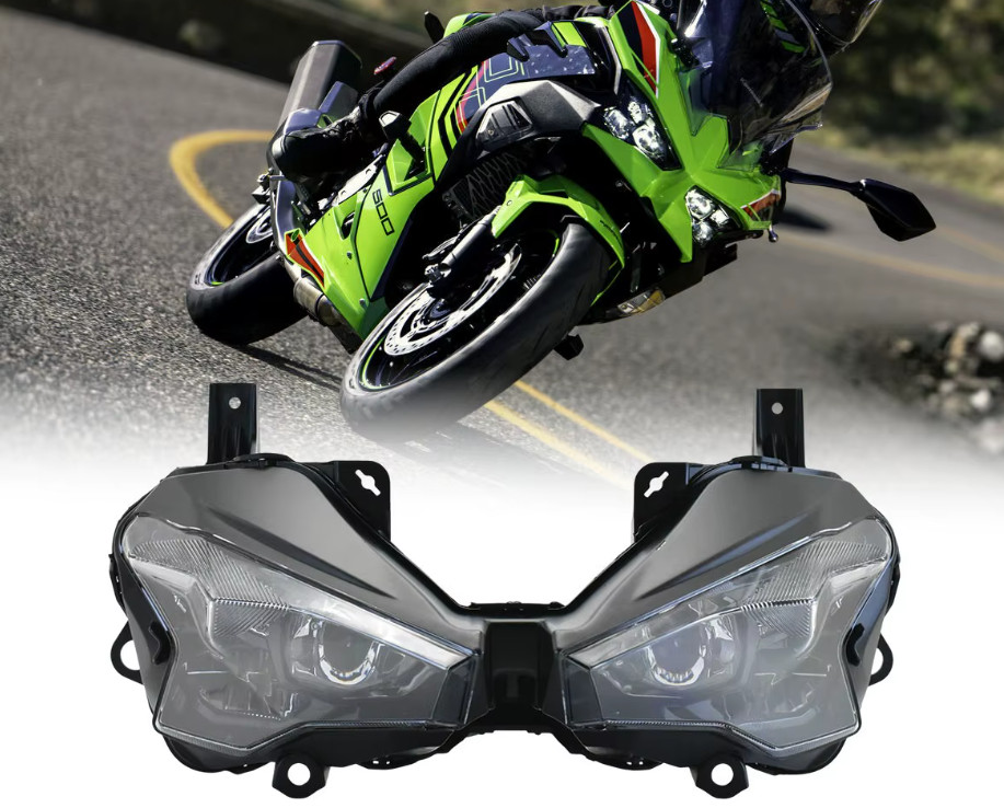 Optique phare Ninja 500 pour réparer un éclairage avant cassé de ZX636 2025