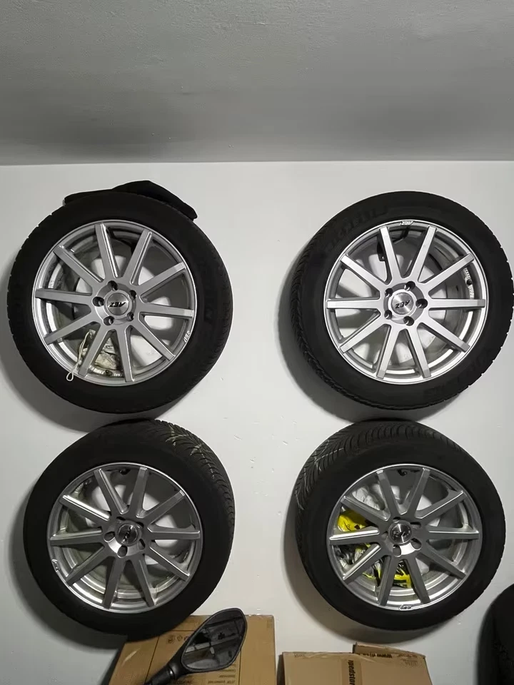 Audi A6 18 Zoll AEZ Felgen mit Michelin Winterbereifung + ABE & Schrauben - Bild 2 von 4