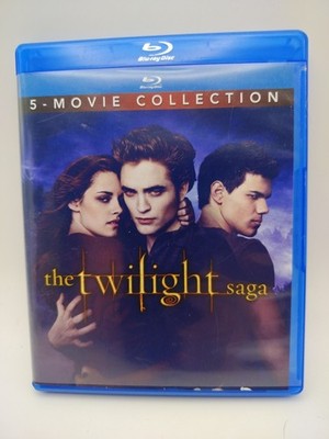 Twilight Saga 5 Movie Collection Blu-ray Disc Set Eclipse Breaking Dawn