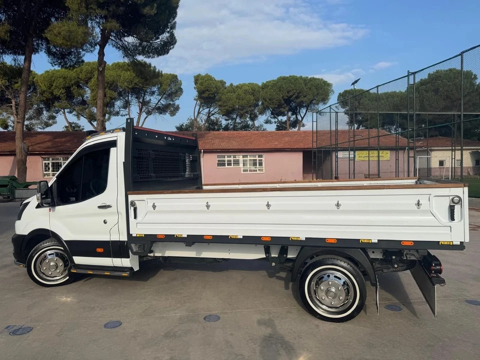 Chrome 16" Universal Front Rear Twin Wheel Trim Covers To Fit For Transit Truck - Image 3 of 4