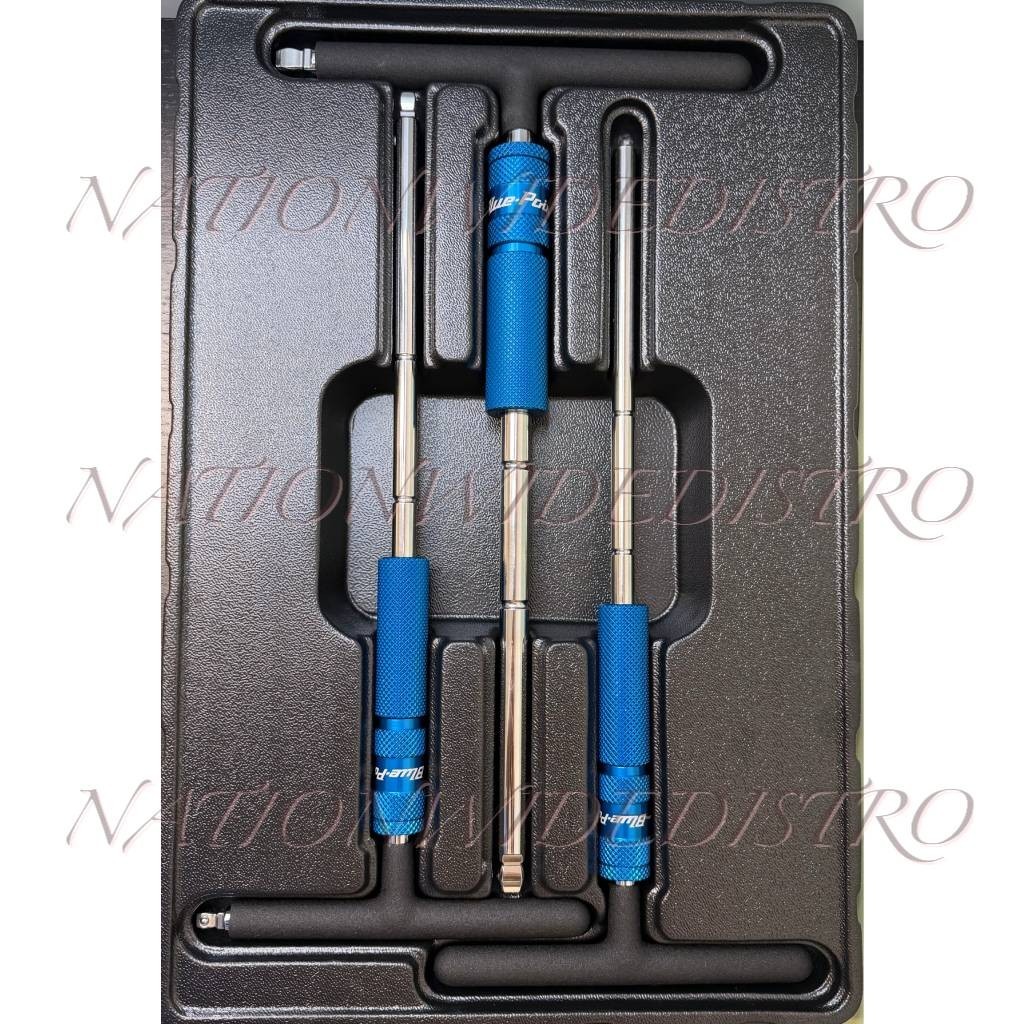 T ✨ NEW Blue-Point 3pc Turbo T-Handle Speed Driver Set 1/4