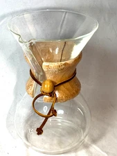 VTG OLDER 8.25 INCH CHEMEX COFFEE MAKER -FREE SHIP