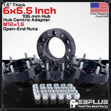 4x 1.5 6x5.5 106mm Hub Centric Adapter Spacer Fit 4runnerfj Cruisertacoma