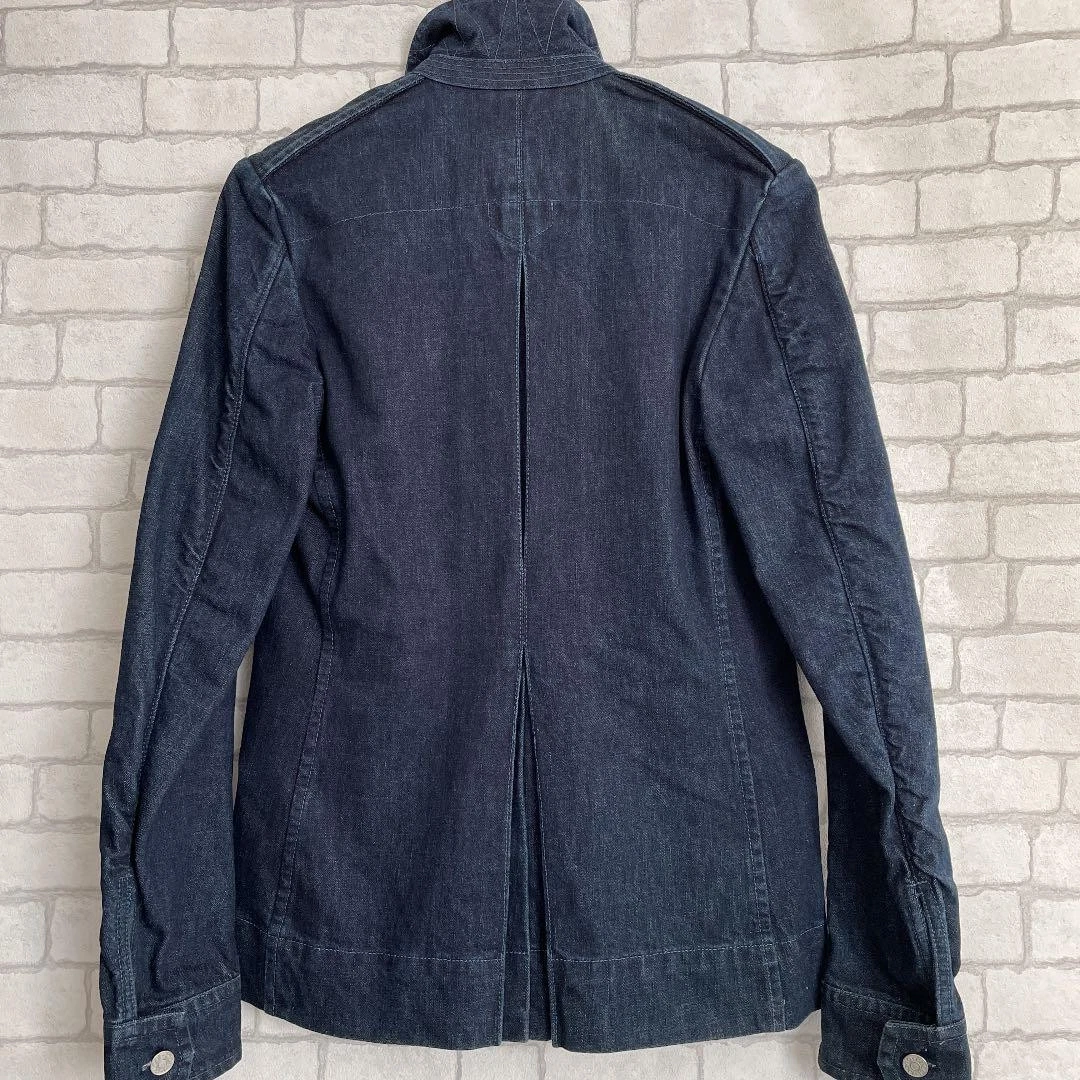 Giacca denim uomo Gucci taglia 46 usata ottima elegante casual blu