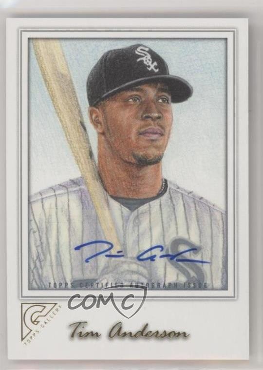 2017 Topps Gallery Auto Tim Anderson #36 Auto o0e