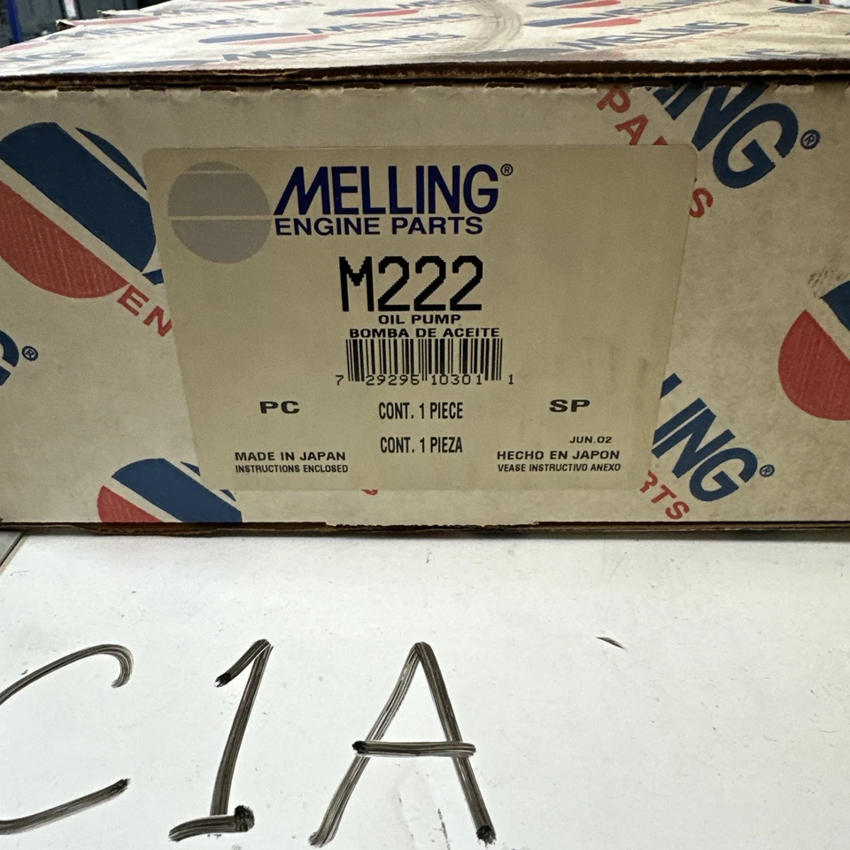 Bomba de aceite de motor Melling se adapta a 93-95 Mercury Nissan Quest Villager - Stock M222 Foto 2 de 4