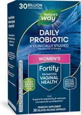 Nature's Way Fortify Daily Probiotic for Women, 30 Billion Live Cultures, 10 and