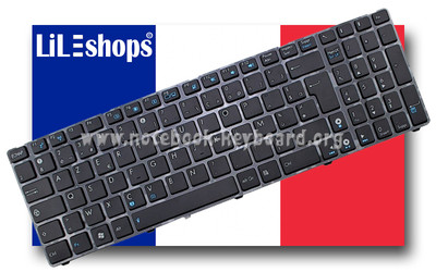 Clavier AZERTY Français Filaire Pour PC ASUS - Modèle CL-191-X61AZN Noir