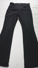 Bandolino Theadora Flare Pants Women's Size 8 Pullover Denim Spandex Black