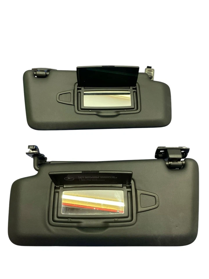 2016-2019 MERCEDES GLE 43 AMG COUPE C292 FRONT SUN VISOR SET (2) | BLACK *NOTE* - Image 2 of 4