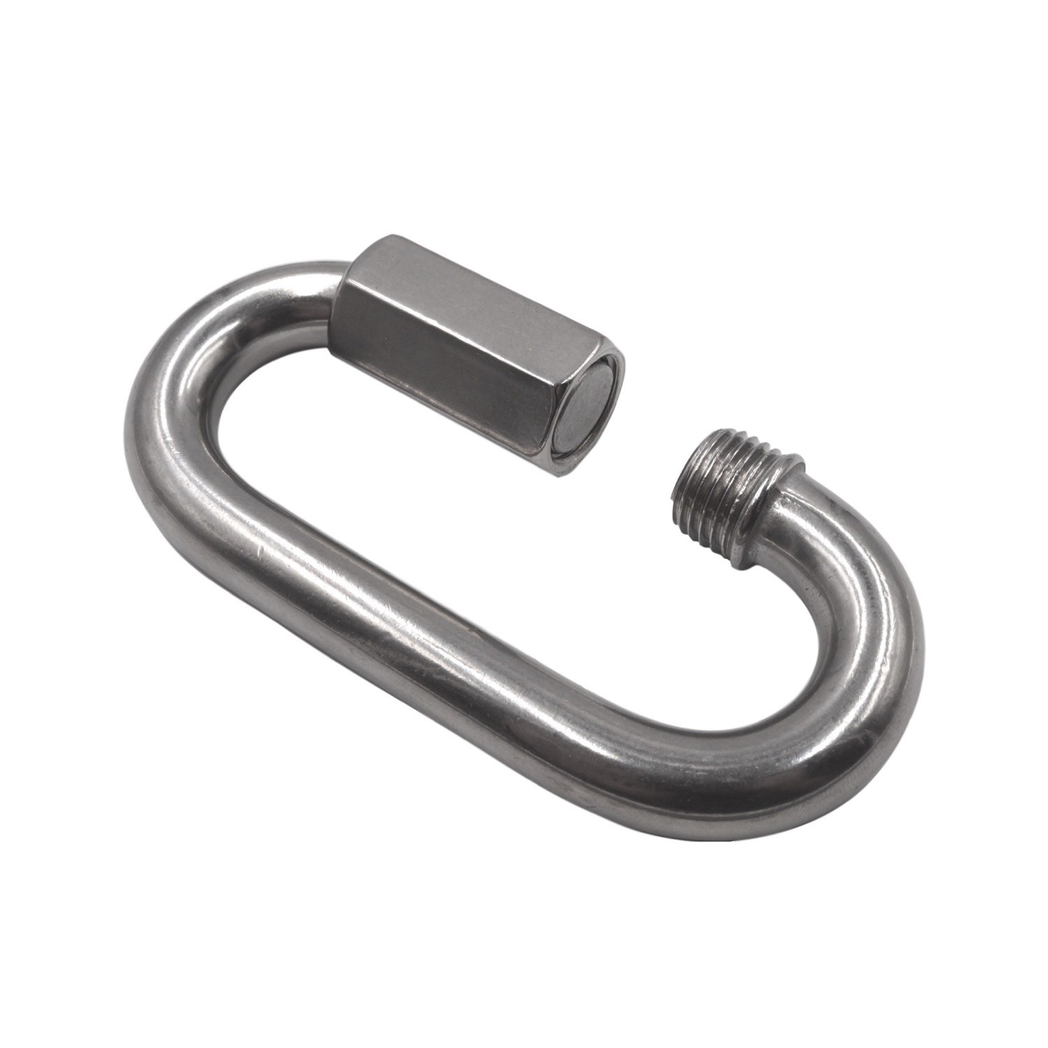 Schraubverbinder DELTA Schraubglied Edelstahl Kettenverbinder Kettennotglied V4A 6mm 6mm Schraubverbinder DELTA Schraubglied Edelstahl Kettenverbinder Kettennotglied V4A 6mm 6mm