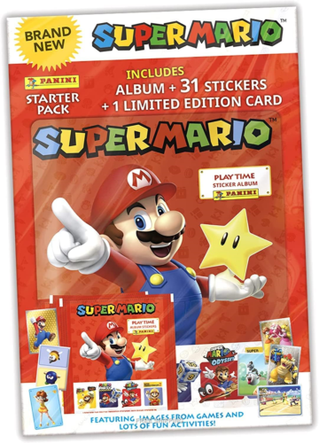 Super Mario Playtime Sticker Collection Starter Pack English version, 1 - Afbeelding 1 van 1
