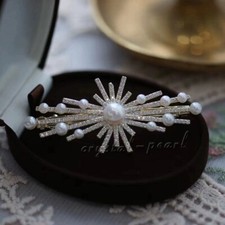 fashion style pearl hairpin real pearl hair accessories headdress