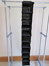 HANGING WARDROBE ORGANISER 10 POCKET DUNELM UNUSED