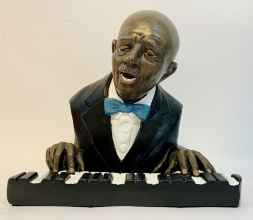 Figurine pianiste Sculpture Jazz Blues Pianiste Musicien Statue - Parastone - Photo 1/8