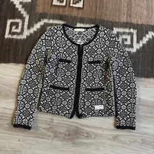 Odd Molly Women's Cotton Knit Zip Sweater Size 1 / S