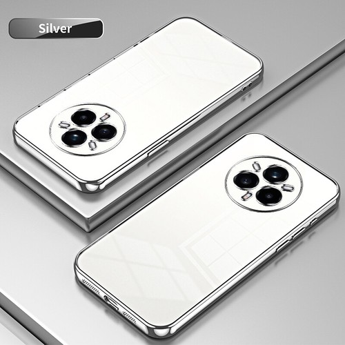 For Realme 14 Pro+, Shockproof Plating Frame Transparent Soft Rubber Case Cover - 第 12/21 張圖片