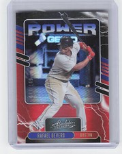 2021 Panini Absolute #PO-9 Rafael Devers Power Spectrum Blue #/149