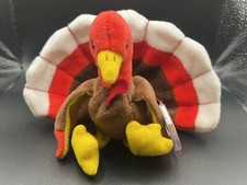 1996 TY Retired Very ￼ Rare GOBBLES the Turkey W/ Errors on Swing Tag & Tush Tag