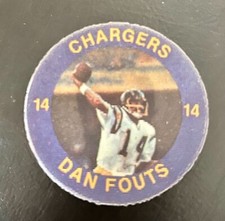 1983 Dan Fouts 7 Eleven Slurpie Coin, Good Condition