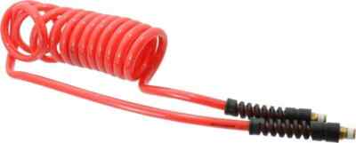 PRO SOURCE 5/16'' ID, 1/4 Thread, 10' Long, Red or Blue Polyurethane Coiled & ...
