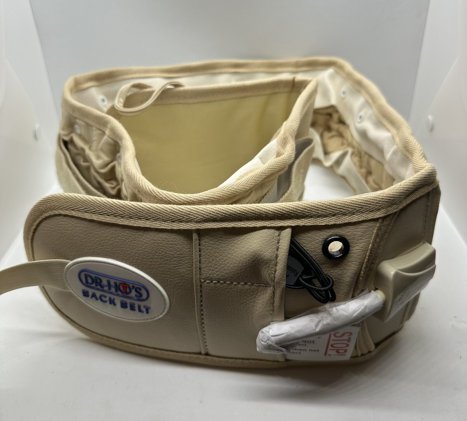 DR-HO'S 2-in-1 Back Relief Belt Size B (42-55") New, No Box, See Discription