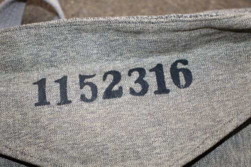 Original Cold War Era Swiss Army Gas Mask Carrying Pouch w/Strap & Spare Parts - Picture 10 of 16