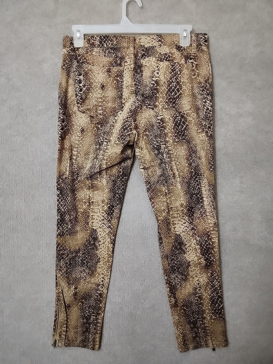 Ralph Lauren Pants Womens 10 Snakeskin Animal Print Ankle Ralph Lauren Pants Womens 10 Snakeskin Animal Print Ankle