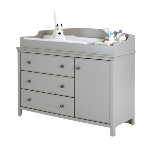 South Shore Cotton Candy 3 Drawer Changing Table Baby ...