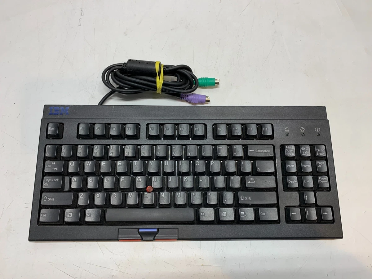IBM Space Saver II PS/2 Keyboard/TrackPoint - RT3200 37L0888 | eBay