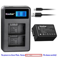 Kastar Battery LCD Dual Charger for Panasonic DMW-BMB9  Panasonic Lumix DC-FZ80