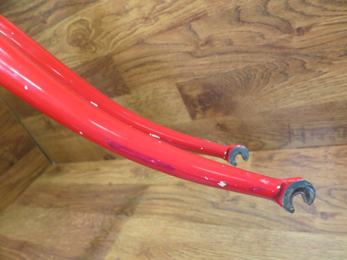VINTAGE DE ROSA TITANIO TITANIUM STEEL BIKE FRAME SET 56cm VINTAGE DE ROSA TITANIO TITANIUM STEEL BIKE FRAME SET 56cm