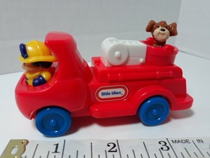 fire truck dog toy