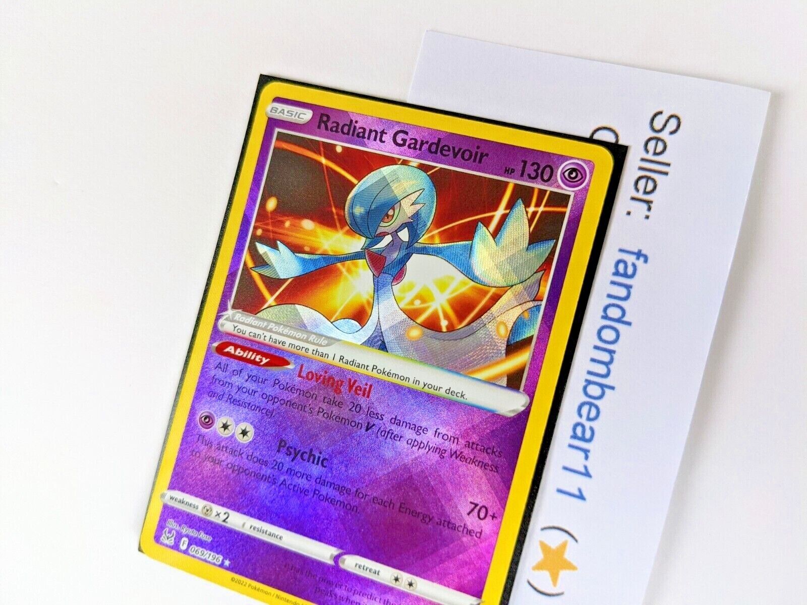 Radiant Gardevoir - 069/196 Holo Ultra Rare - Lost Origin – JAB Games13