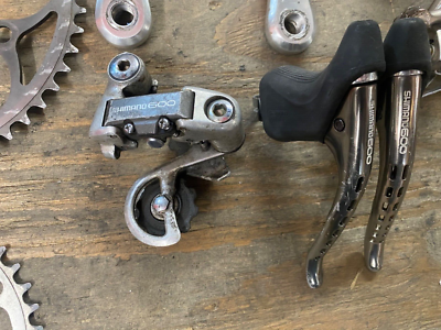 Shimano 600 6207 Group Set Crankset, Brakes, Front & Rear