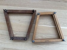 2 Vintage Wooden Tennis Racket Presses Bancroft