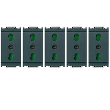 VIMAR IDEA 16203 PRESA BIPRESA  2P+T 16A P17/11 GRIGIO 5PZ