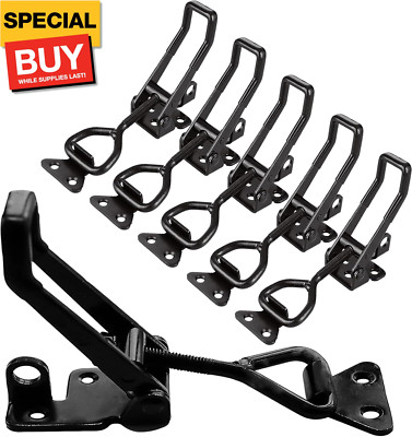 6 PCS Heavy Duty Toggle Latch Clamp Adjustable Toggle Latch 660lbs Holding Capac