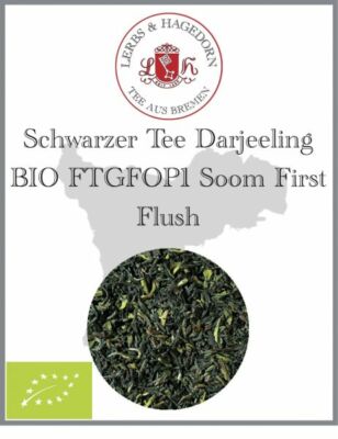 Schwarzer Tee Darjeeling BIO FTGFOP1 Soom First Flush 1 KG