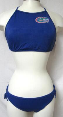 Florida Gators Women's Size Small Bikini Bathing Suit w/Halter Style Top C1 4816